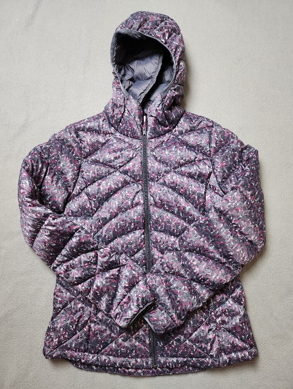 Paradox packable down puffer jacket. Size Med